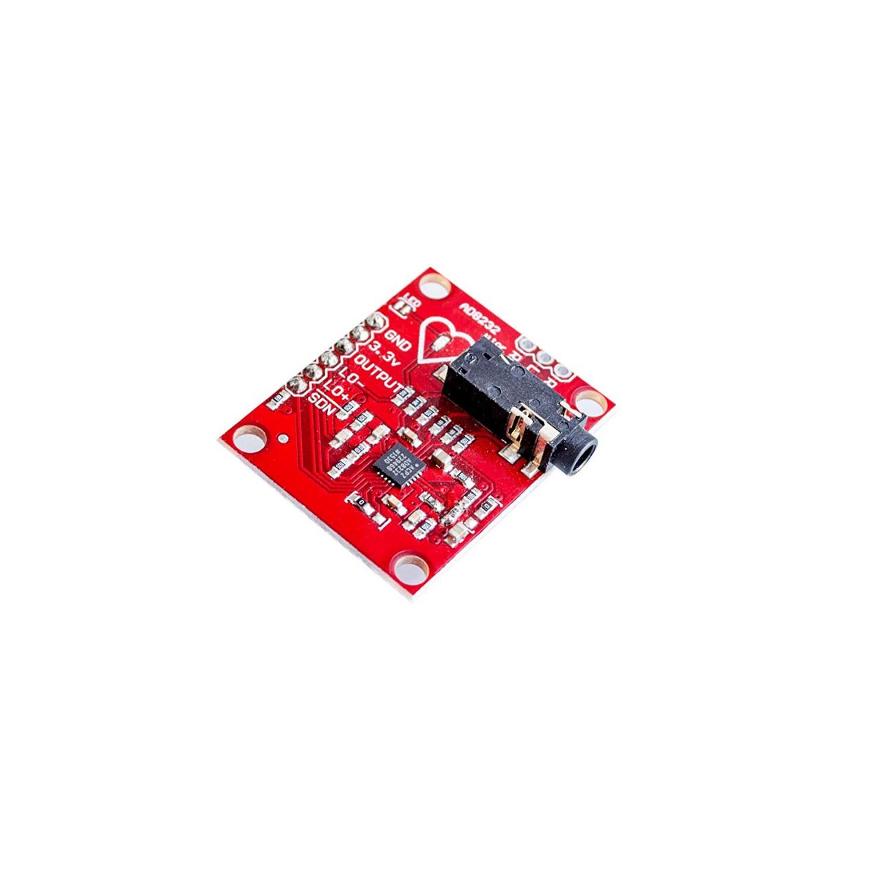 AD8232 心律監(jiān)測感測器模組 副廠 測量脈搏 ECG Kit 心跳心電感測器 AD8232 心律監(jiān)測感測器模組 副廠 測量脈搏 ECG Kit 心跳心電感測器